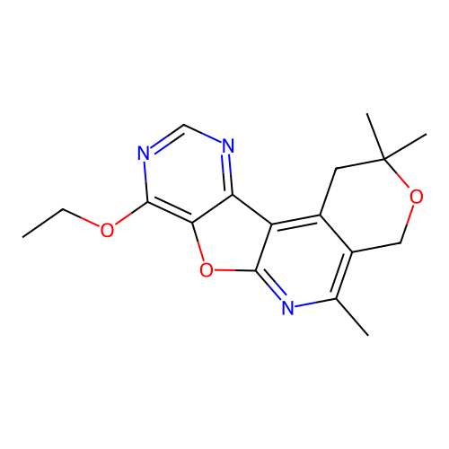 8-Ethoxy-2,2,5-trimethyl-1,4-dihydro-2H-3,7-dioxa-6,9,11-triaza-benzo[c]fluorene structure