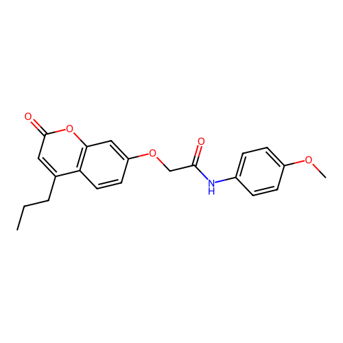 N-(4-methoxyphenyl)-2-((2-oxo-4-propyl-2H-chromen-7-yl)oxy)acetamide structure