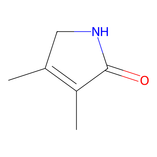 3,4-dimethyl-1,5-dihydro-(2H)-pyrrol-2-one structure