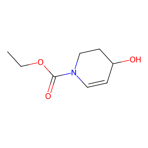 1(2H)-Pyridinecarboxylic acid, 3,4-dihydro-4-hydroxy-, ethyl ester structure