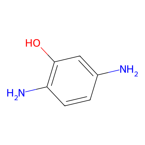 2,5-二氨基苯酚 structure