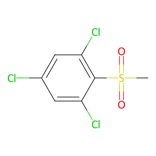 1,3,5-Trichloro-(2-methylsulfonyl)benzene structure