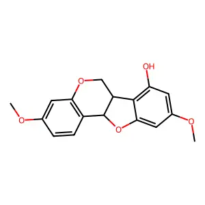 Fruticarpin structure