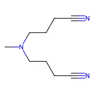 4,4'-(甲基亚氨基)二丁腈 structure