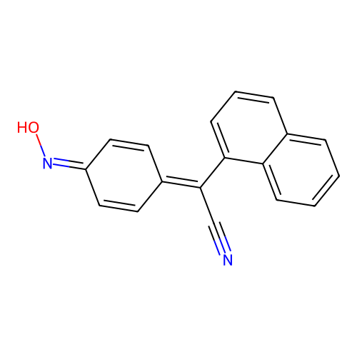 2-(4-hydroxyiminocyclohexa-2,5-dien-1-ylidene)-2-naphthalen- structure