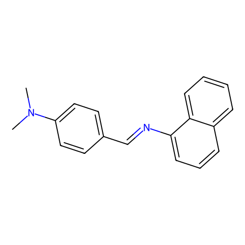 N,N-Dimethyl-alpha-(1-naphthylimino)-para-toluidine structure
