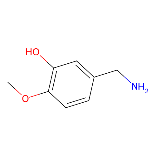5-(Aminomethyl)-2-methoxyphenol structure