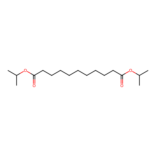 十一烷二酸二异丙酯 structure
