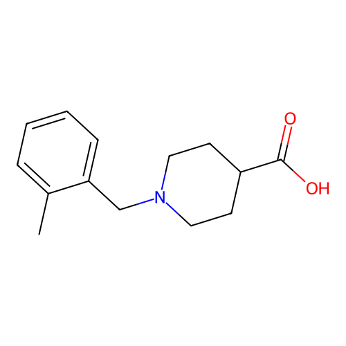 1-(2-Methylbenzyl)piperidine-4-carboxylic acid structure