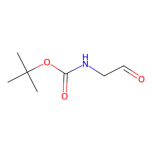 tert-butyl N-(2-oxoethyl)carbamate structure