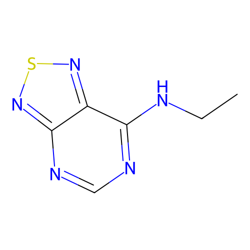 N-ethyl-[1,2,5]thiadiazolo[3,4-d]pyrimidin-7-amine structure