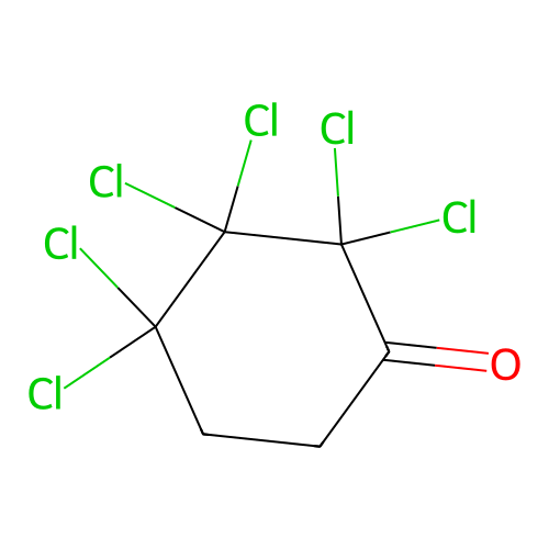 Cyclohexanone, hexachloro- structure