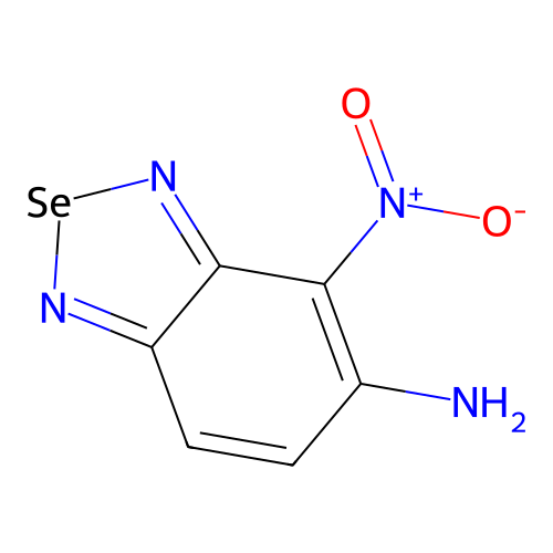 4-Nitro-2,1,3-benzoselenadiazol-5-amine structure