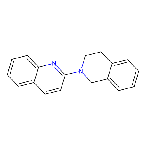 2-(1,2,3,4-Tetrahydroisoquinolin-2-yl)quinoline structure