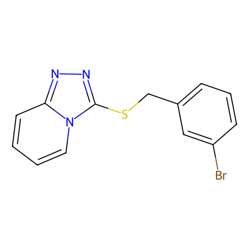 3-((3-Bromobenzyl)thio)-[1,2,4]triazolo[4,3-a]pyridine structure