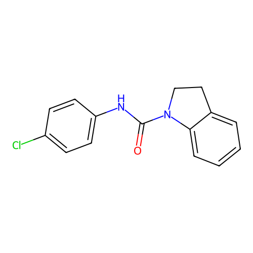 N-(4-氯苯基)-1-吲哚啉甲酰胺 structure