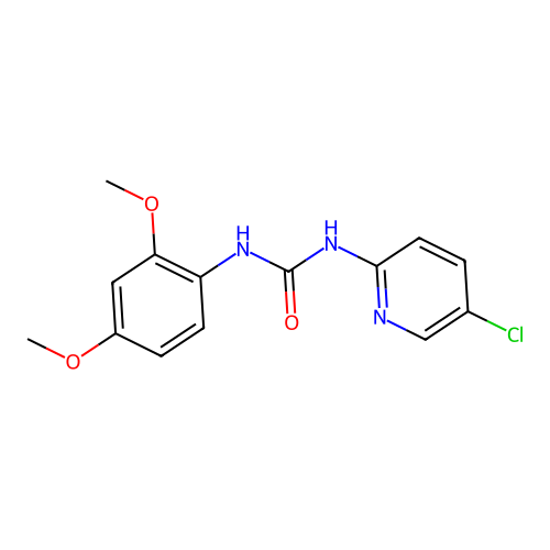 1-(5-Chloropyridin-2-yl)-3-(2,4-dimethoxyphenyl)urea structure