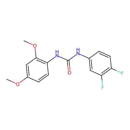 1-(3,4-Difluorophenyl)-3-(2,4-dimethoxyphenyl)urea structure