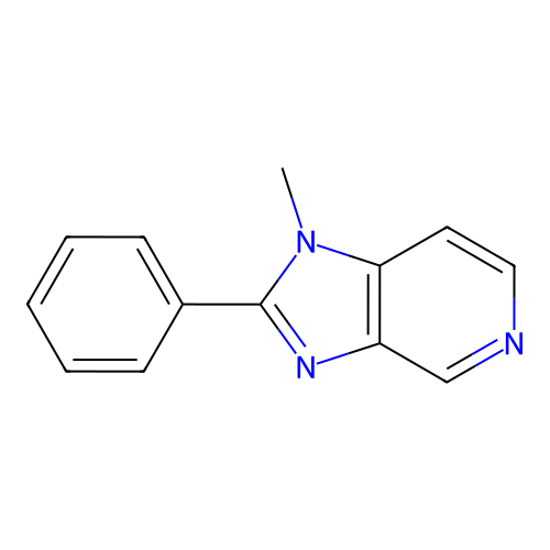 1-Methyl-2-phenyl-1H-imidazo[4,5-c]pyridine structure