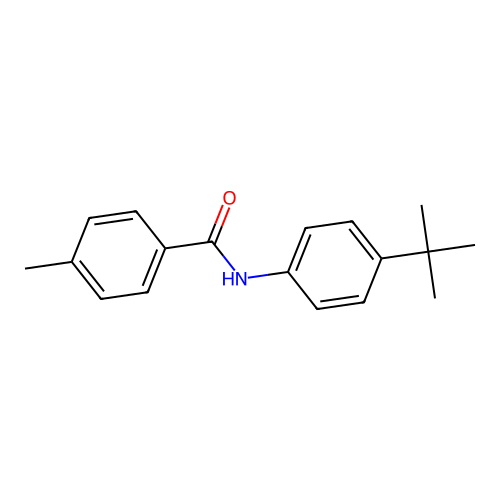 N-(4-tert-butylphenyl)-4-methylbenzamide structure