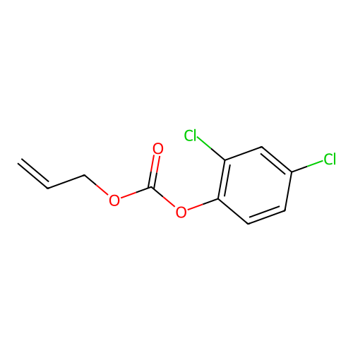 (2,4-Dichlorophenyl) prop-2-enyl carbonate structure