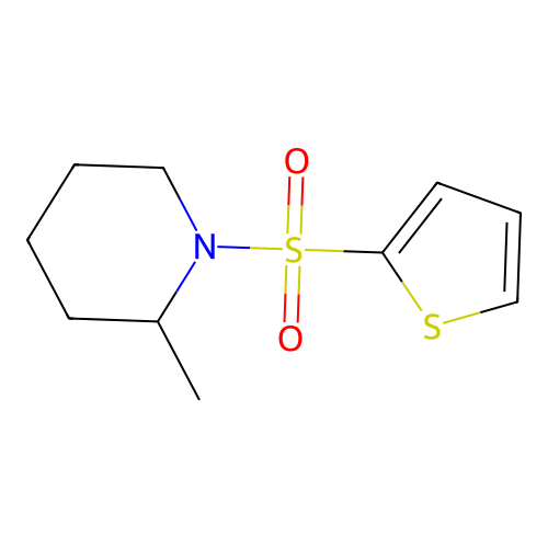 2-Methyl-1-(2-thienylsulfonyl)piperidine structure