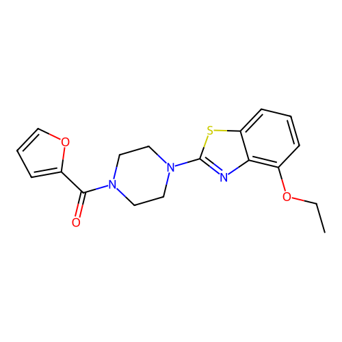 (4-(4-Ethoxybenzo[d]thiazol-2-yl)piperazin-1-yl)(furan-2-yl)methanone structure