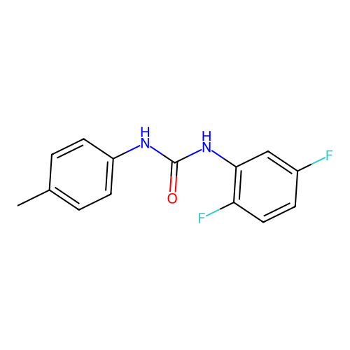 1-(2,5-Difluorophenyl)-3-(4-methylphenyl)urea structure