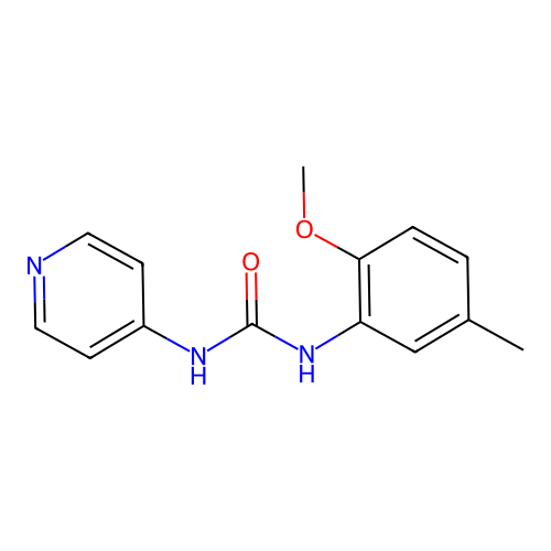 1-(2-Methoxy-5-methylphenyl)-3-pyridin-4-ylurea structure