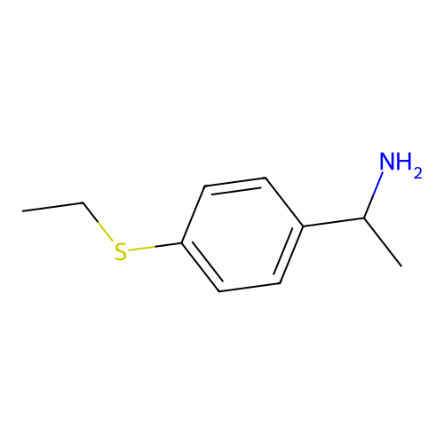 4-(Ethylthio)-alpha-methylbenzenemethanamine structure