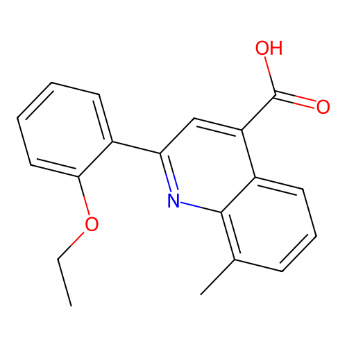 2-(2-Ethoxyphenyl)-8-methylquinoline-4-carboxylic acid structure