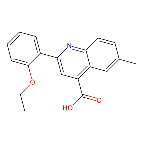 2-(2-Ethoxyphenyl)-6-methylquinoline-4-carboxylic acid structure