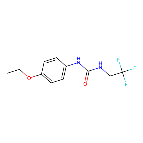 1-(4-Ethoxyphenyl)-3-(2,2,2-trifluoroethyl)urea structure