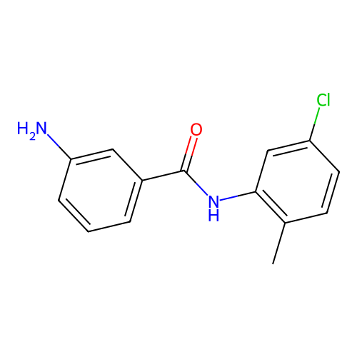 3-amino-N-(5-chloro-2-methylphenyl)benzamide structure