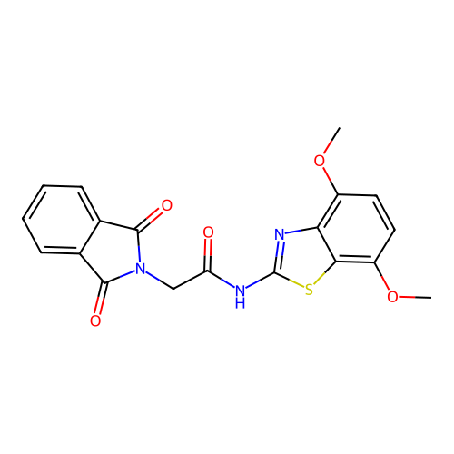 N-(4,7-dimethoxybenzo[d]thiazol-2-yl)-2-(1,3-dioxoisoindolin-2-yl)acetamide structure