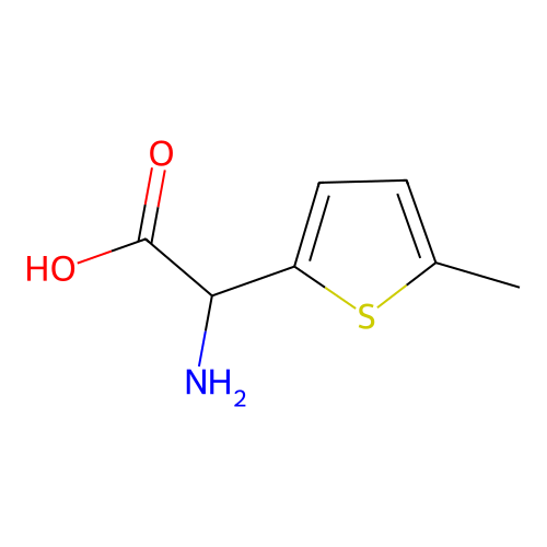 2-Amino-2-(5-methylthiophen-2-yl)acetic acid structure