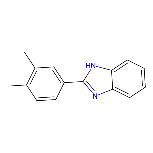 2-(3,4-dimethylphenyl)-1H-benzimidazole structure