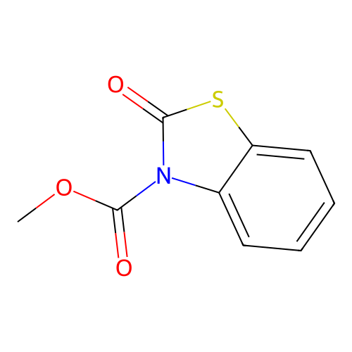 3(2H)-Benzothiazolecarboxylic acid, 2-oxo-, methyl ester structure