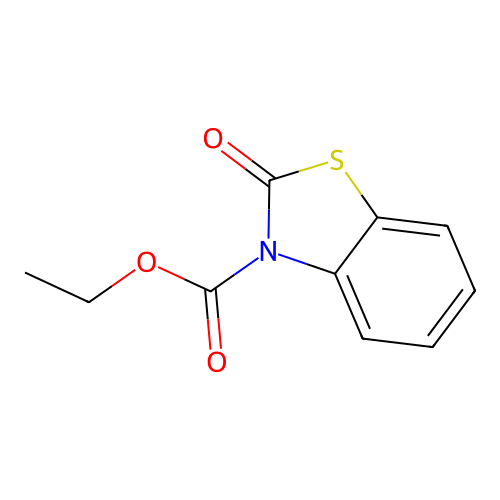 3(2H)-Benzothiazolecarboxylic acid, 2-oxo-, ethyl ester structure