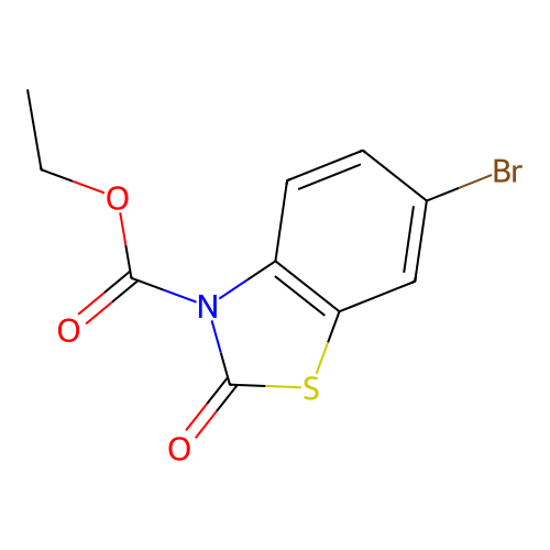 3(2H)-Benzothiazolecarboxylic acid, 6-bromo-2-oxo-, ethyl ester structure