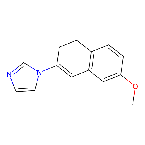 1H-Imidazole, 1-(3,4-dihydro-7-methoxy-2-naphthalenyl)- structure