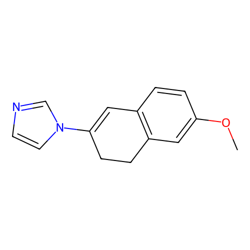 1-(6-Methoxy-3,4-dihydronaphthalen-2-yl)-1H-imidazole structure
