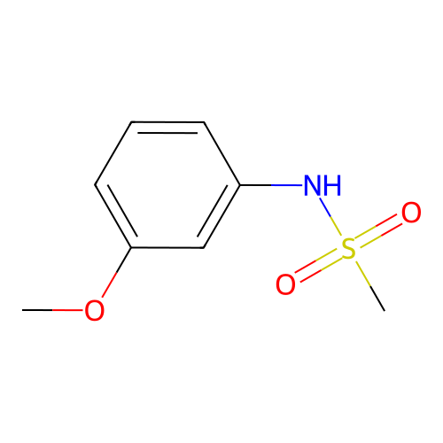 N-(3-Methoxyphenyl)methanesulfonamide structure