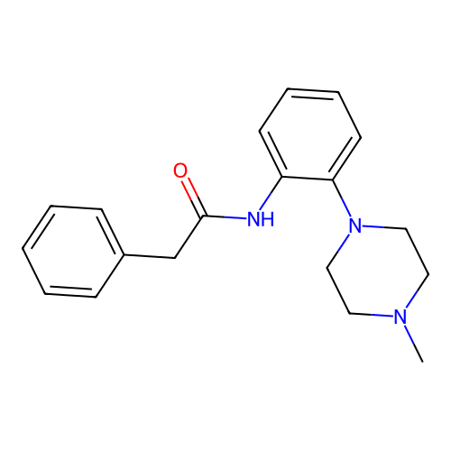 N-[2-(4-methylpiperazin-1-yl)phenyl]-2-phenylacetamide structure