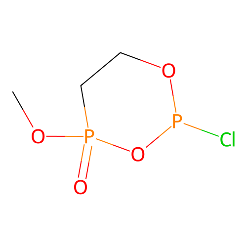 1,3,2,4-Dioxadiphosphorinane, 2-chloro-4-methoxy-, 4-oxide structure
