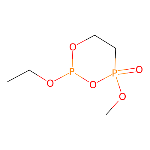 1,3,2,4-Dioxadiphosphorinane, 2-ethoxy-4-methoxy-, 4-oxide structure