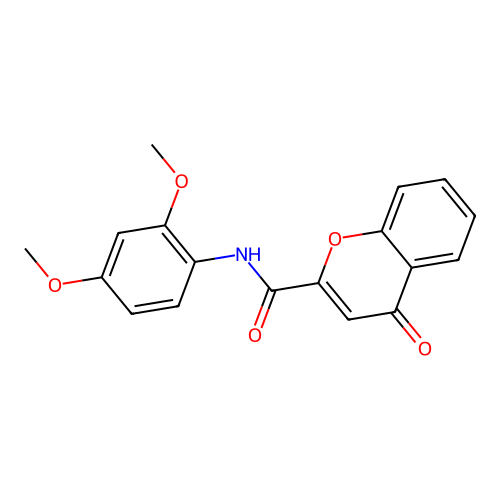 N-(2,4-dimethoxyphenyl)-4-oxo-4H-chromene-2-carboxamide structure