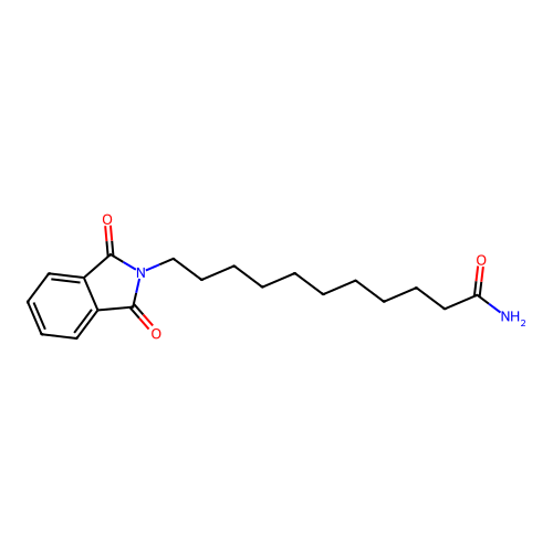2H-Isoindole-2-undecanamide, 1,3-dihydro-1,3-dioxo- structure