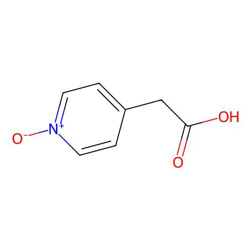 4-Pyridineacetic acid 1-oxide structure