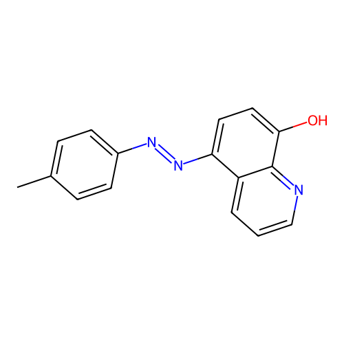 5-(4-Methylphenylazo)-8-hydroxyquinoline structure